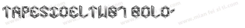 TapesideLTW01 Bold字体转换